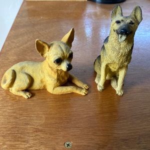 🚫sold🚫Dog statue set